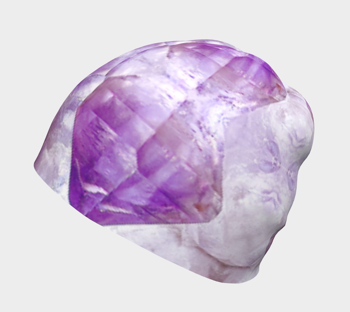 Beanie: Quartz: Amethyst, Reel Mine, Iron Station, North Carolina, USA, EX Mary Edith Sigmon, Original Color