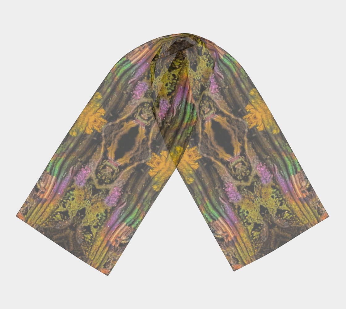 Long Scarf: Hematite: Irridescent, Graves Mt, , Georgia, USA, EX: , Original Color