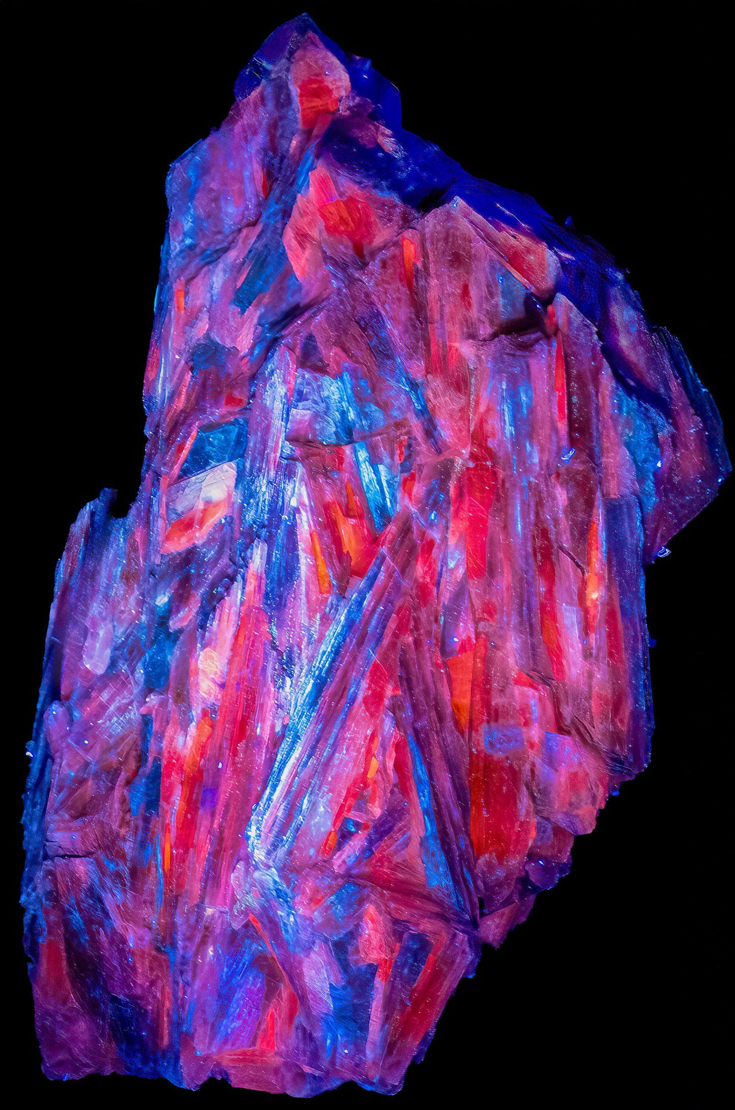 Bodycon Dress: KYANITE, Fluorescent, Black Mt. , North Carolina, USA, EX Hatley, Original Color Version 1