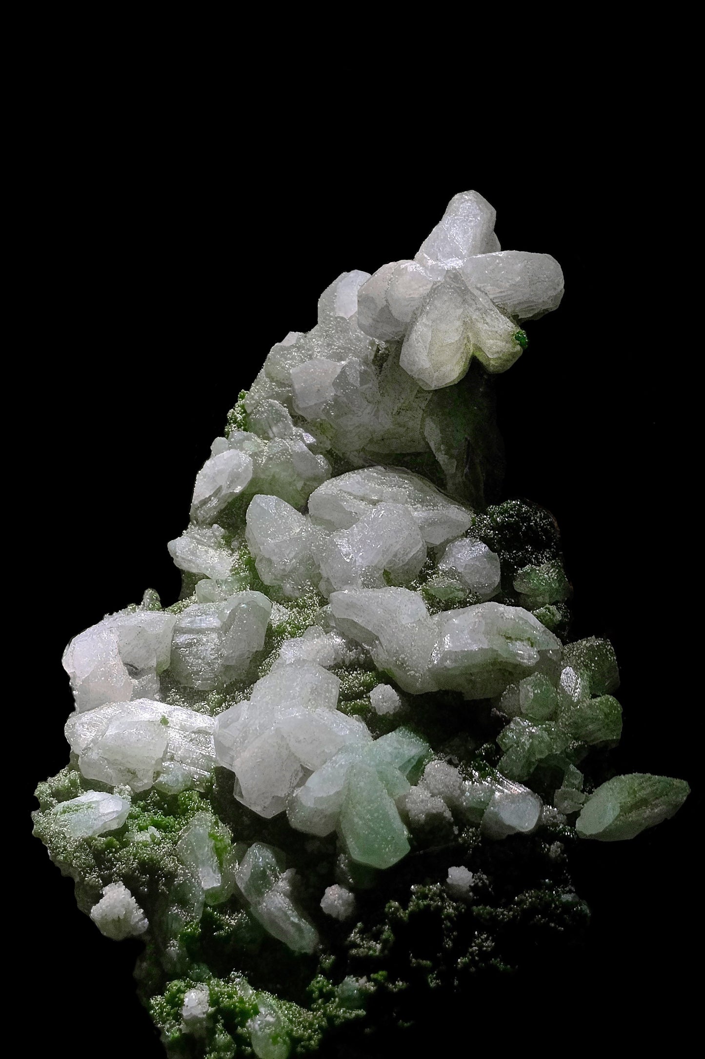 Beanie: Cerusite , on Motramite, Tsumeb, Namibia, EX: Lawrence Conklin, Original Color