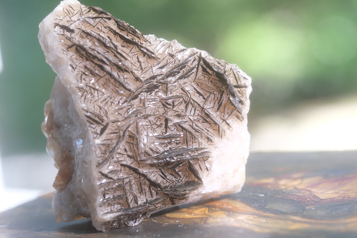 Bodycon Dress: Goethite, on Calcite, South Africa