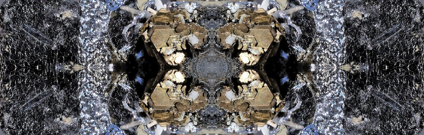 Men's Tie: Galena w Chalcopyrite , Dal N'Gorsk, Russia, Original Color