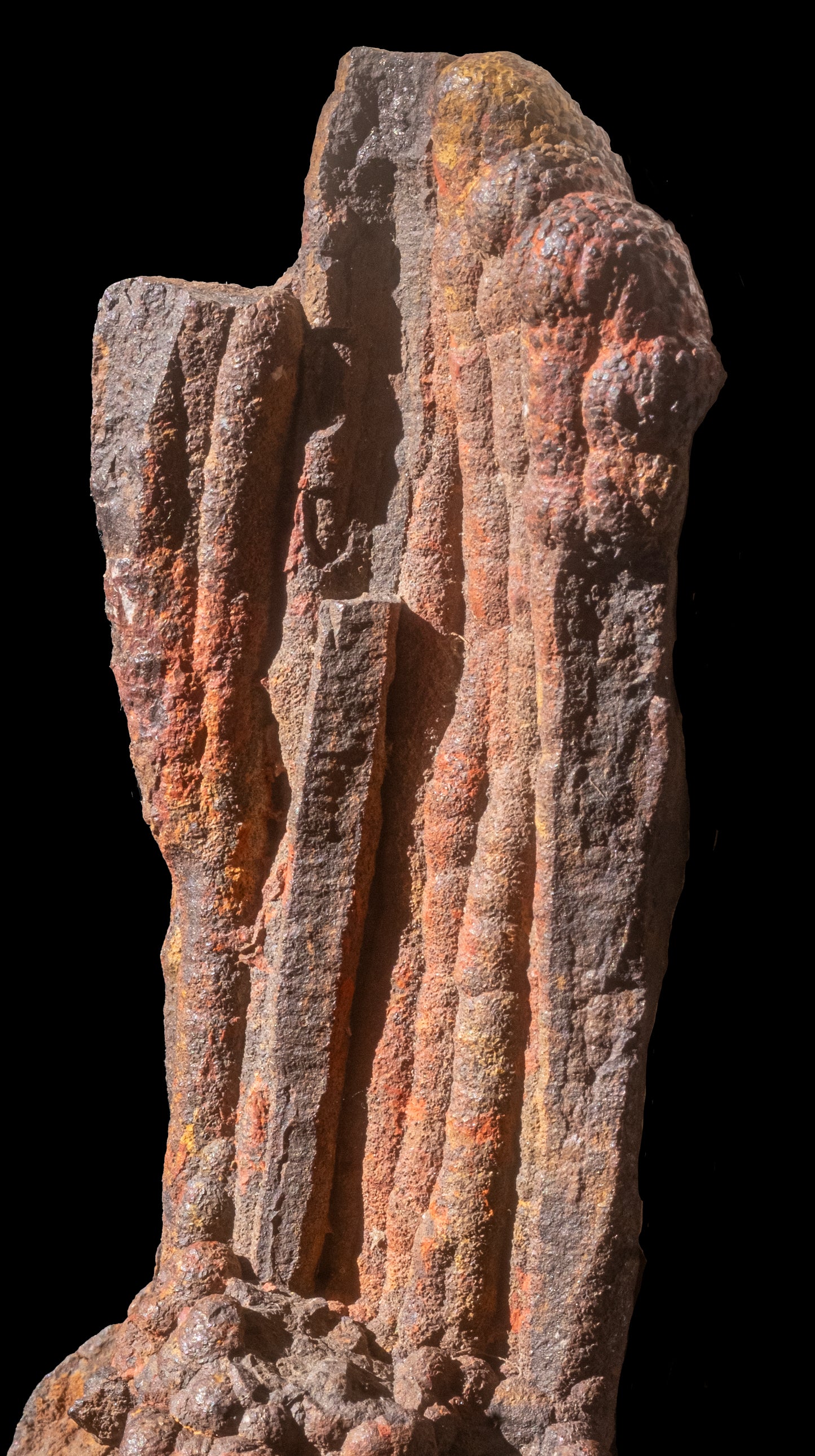 Mens Short Sleeve Shirt: Hematite Stalagmites Michigan