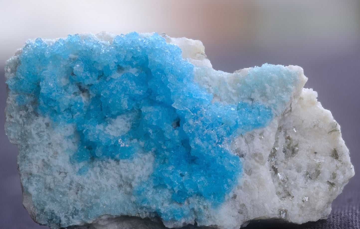 Bucket Hat: Hyalite Opal, Rare Blue, Chalk Mine, Spruce Pine, North Carolina, USA, , Original  Color