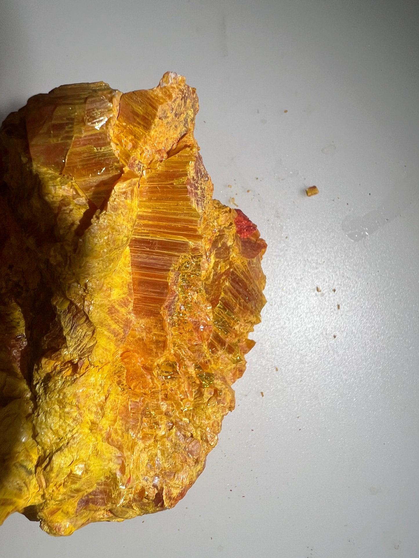 Beanie: Orpiment, Getchell Mine, Potosi Mining District. Humbold County, Nevada, USA, Original Color