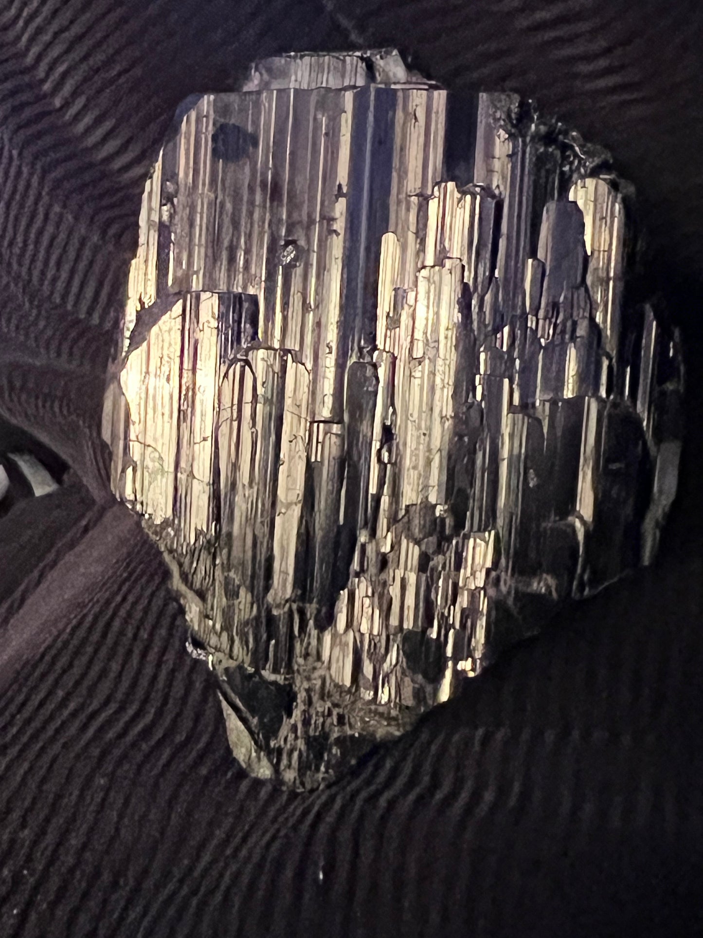 Tablecloth: Ferberite — Panasqueira Mines, Portugal — Original Color