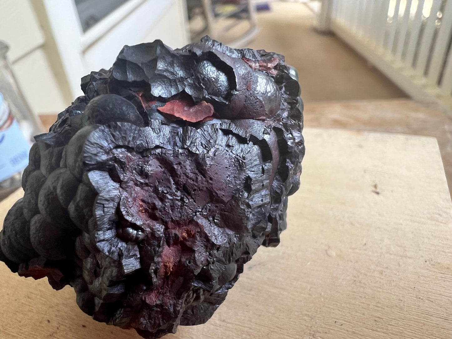 Mens Short Sleeve Shirt: Hematite, Botryoidal, New Mexico