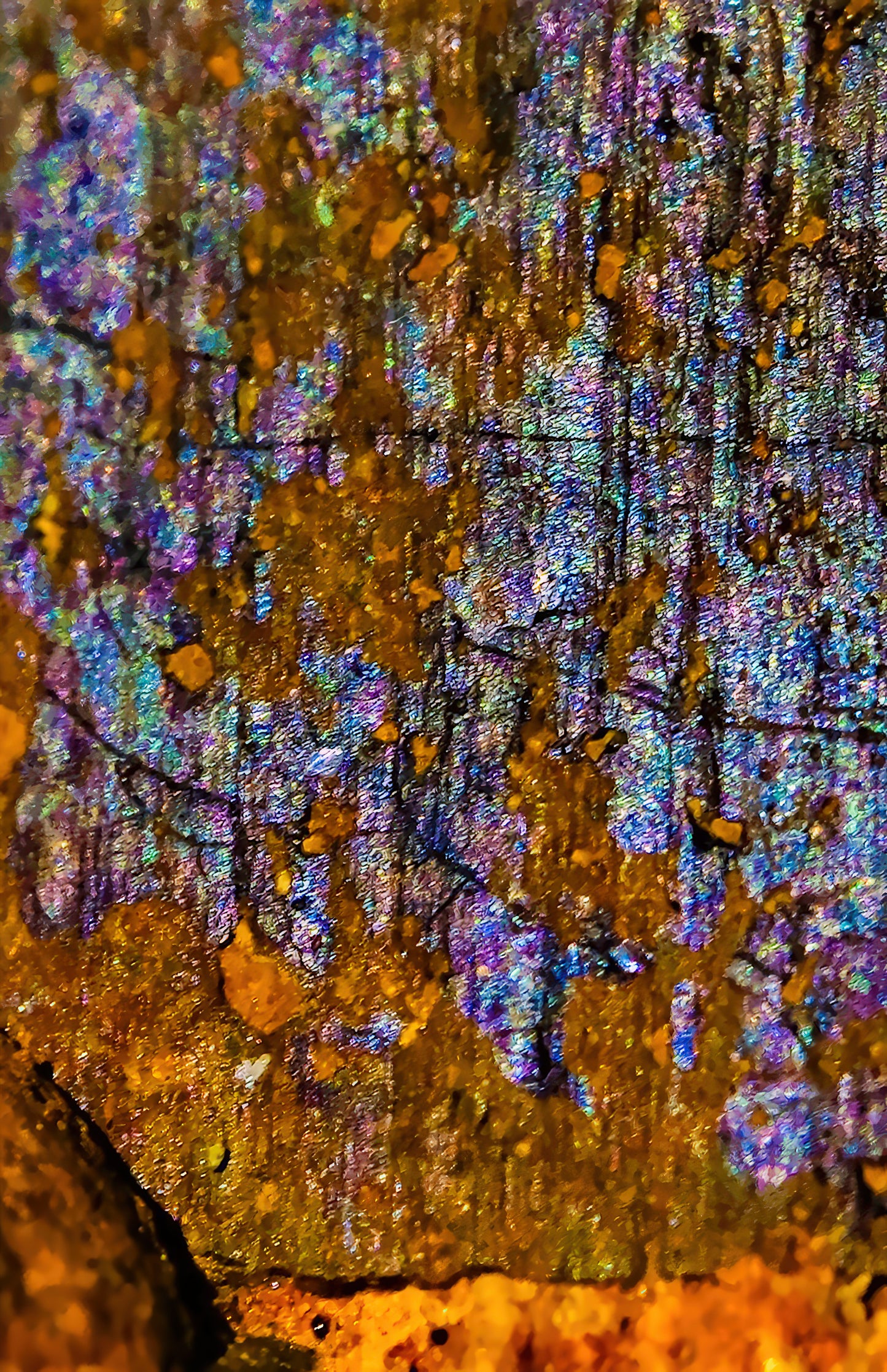 Halter Dress: Limonite pseudo Pyrite, Iridescent, Raleigh