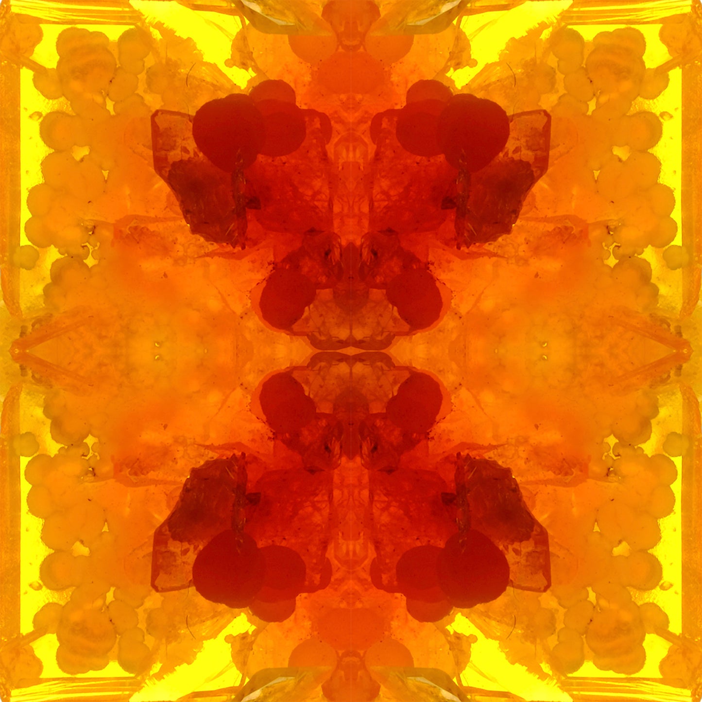 Beanie: Mimetite on Wulfenite, San Francisco Mine, , Mexico, EX Wrights Rockshop, Original Color