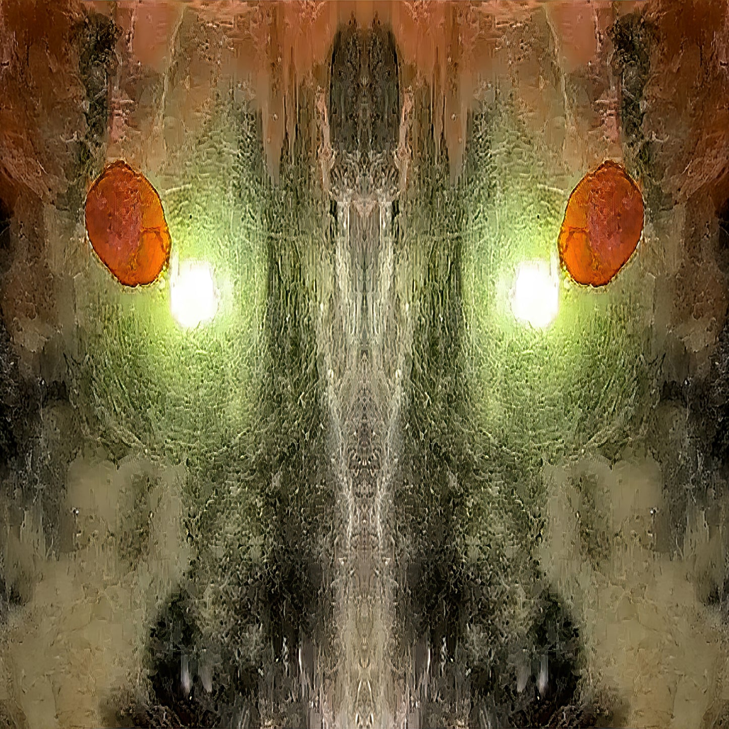 Mens Short Sleeve Shirt: Muscovite with Pyrope Garnet, North Carolina