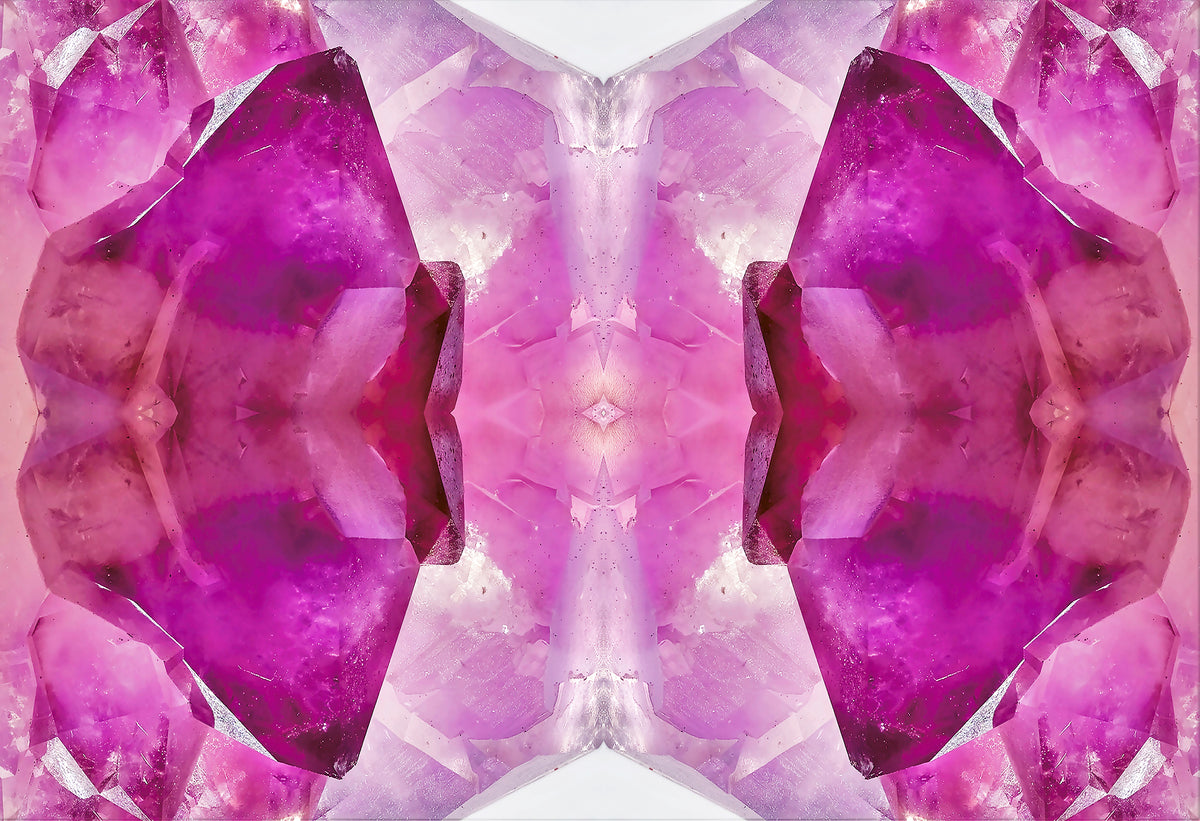 Tablecloth: Quartz, Amethyst — Reel Mine, Iron Station, Union County, North Carolina, USA — EX Mary Edith Sigmon