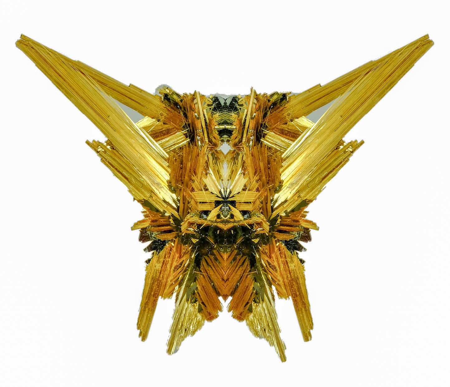 Men's Tie: Rutile with Hematite, Brazil, Original Color