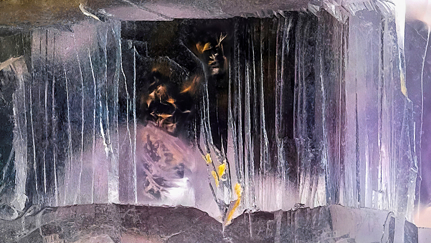 Men's Tie: NC Scepter Quartz, Double Terminated, Hiddenite, North Carolina