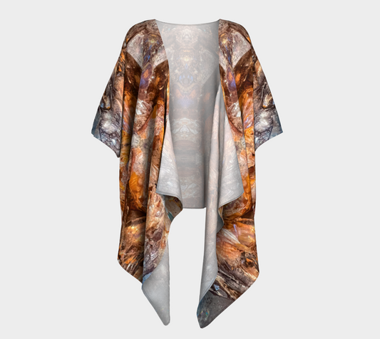 Draped Kimono: Mud Included Quartz, Alexander County, North Carolina