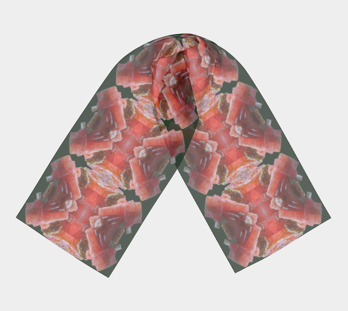 Long Scarf: Rhodocrosite, , Proudettes Quarry, Mont St Hillaire, Quebec, Canada, ex Neal Pfaff, Original Color 5