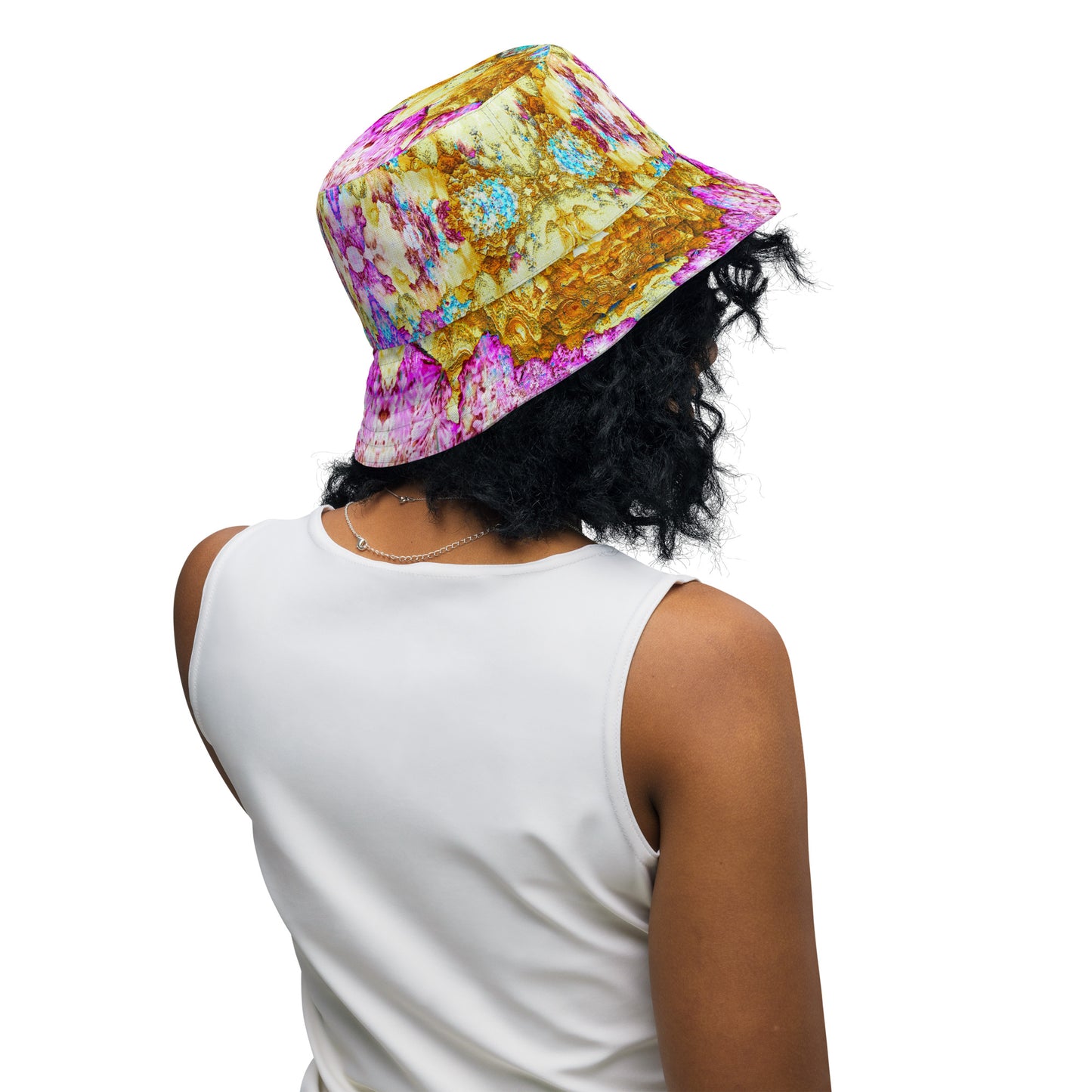 Bucket Hat: Malachite Crystals and Azurite Botryoids, , Queen Copper Mine, Bisbee, Arizona, USA, EX Yale, Circa 1900, Original Color and Inverted Color