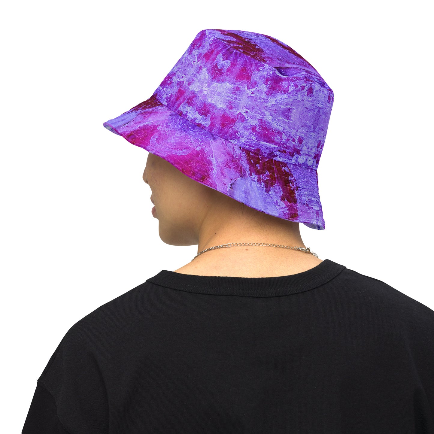 Bucket Hat: Kyanite. Rare Fluorescent , Buncombe, North Carolina, Original Color Ver 1