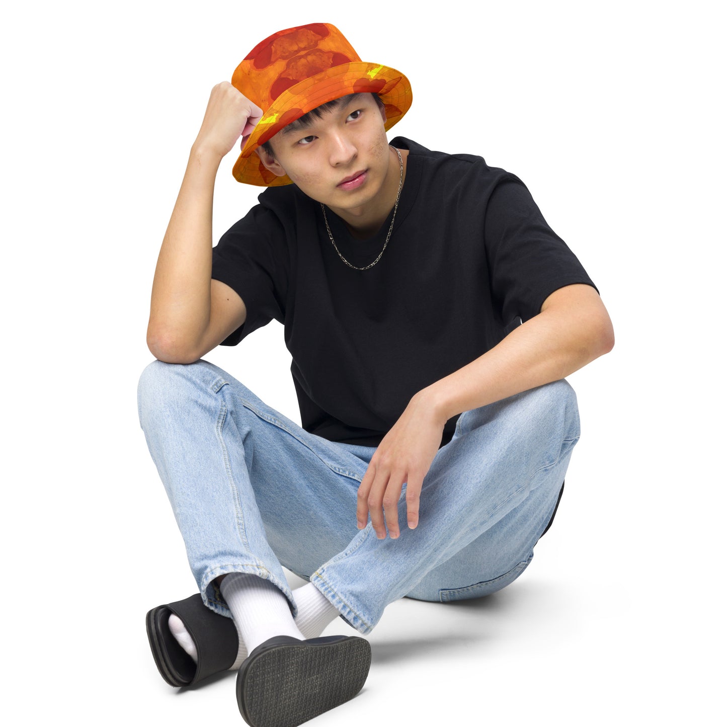 Bucket Hat: Mimetite on Wulfenite, , San Francisco Mine, , , Mexico, EX Wrights Rockshop, Original Color