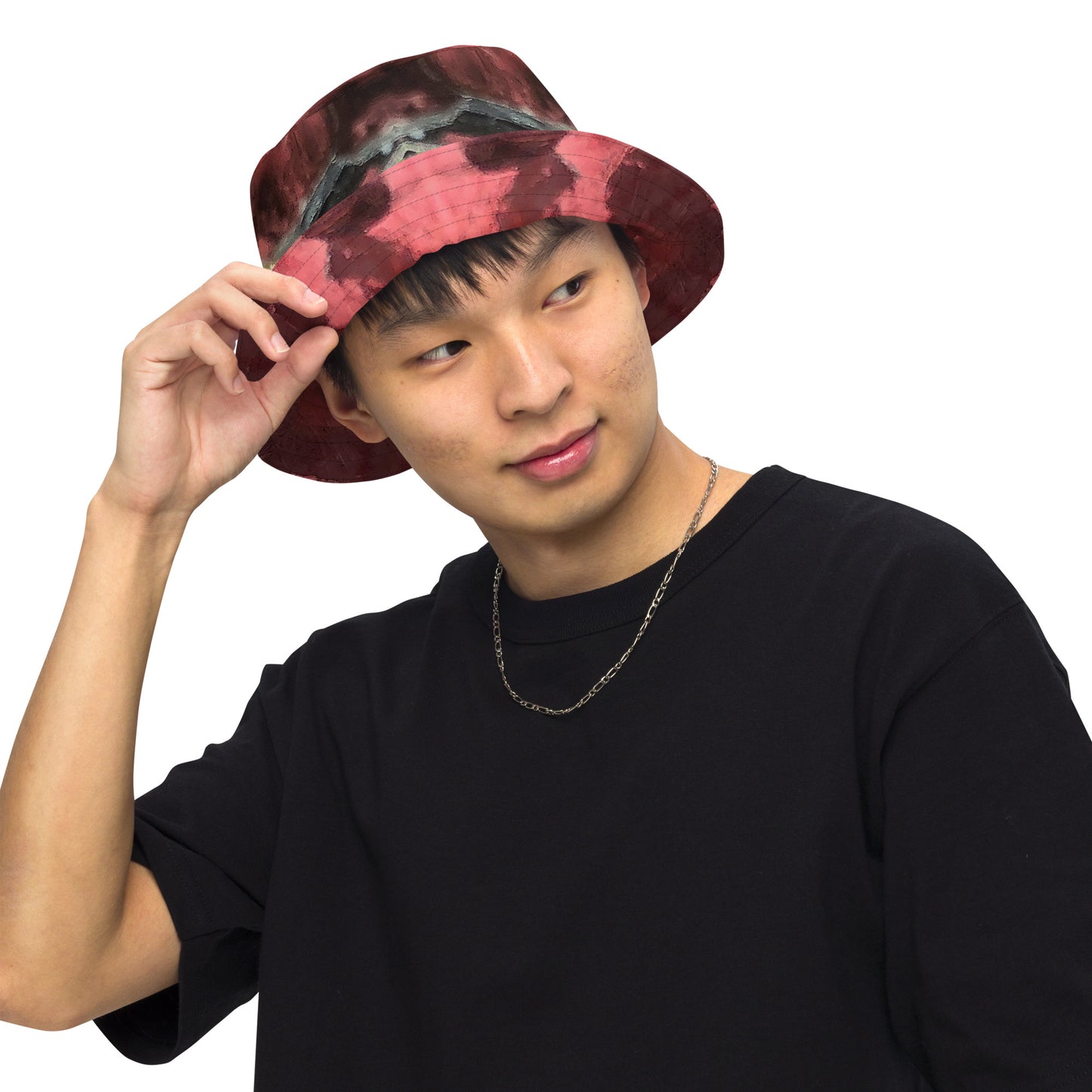 Bucket Hat: Siderite, and Biotite, Crabtree Quarry, Raleigh, North Carolina, USA, , Original Color