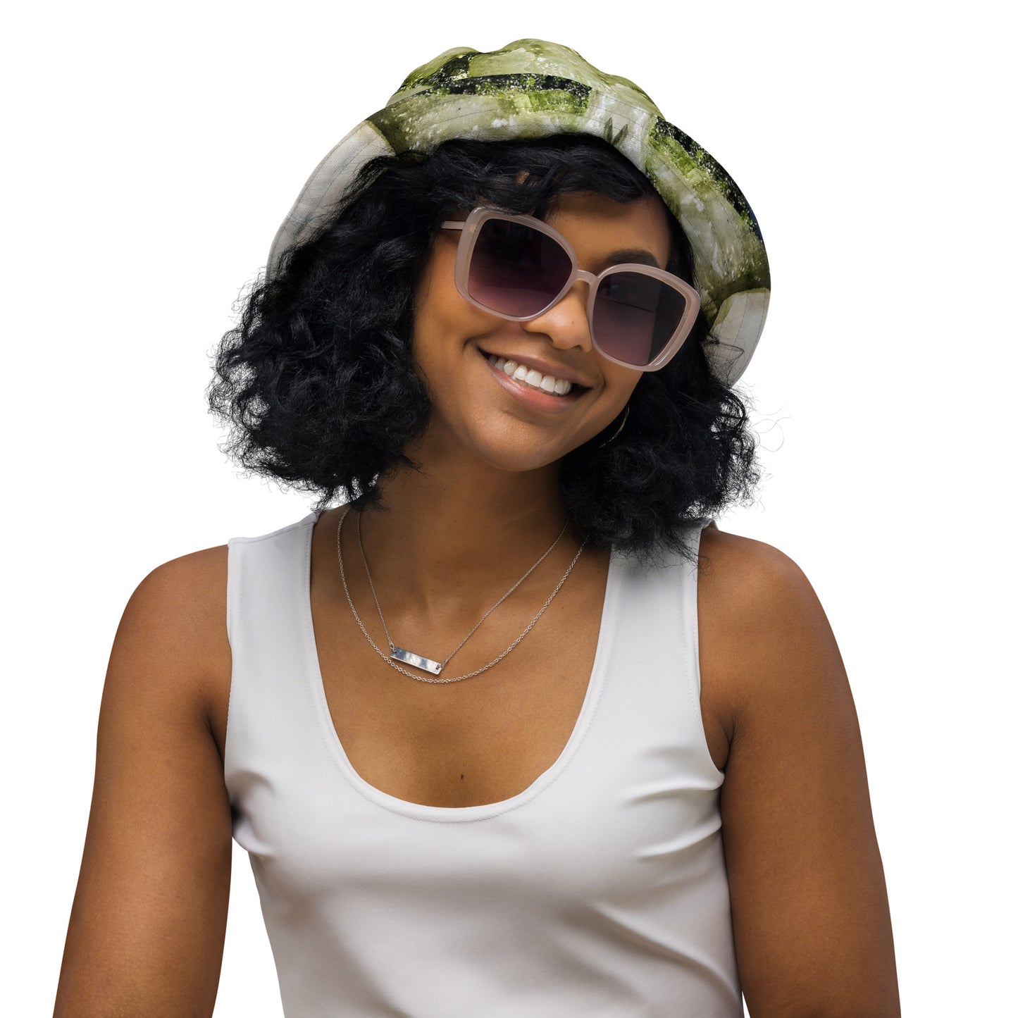 Bucket Hat: Cerussite, on Mottramite, Tsumed, Namibia, Ex Lawrence Conkin, Original Color