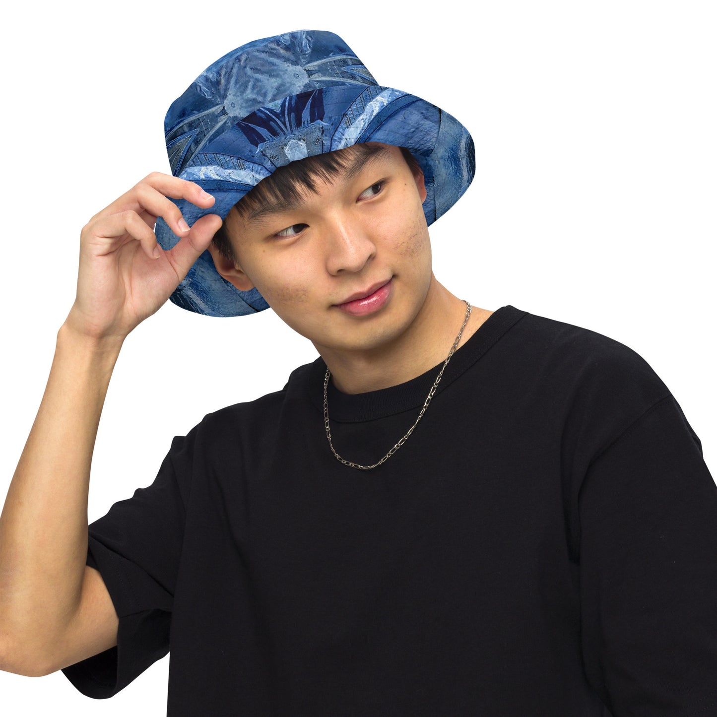 Bucket Hat: Calcite, Kazakhstan, INVERTED Color
