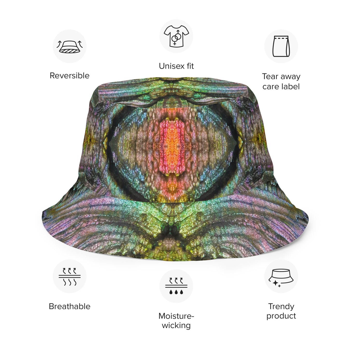 Reversible bucket hat