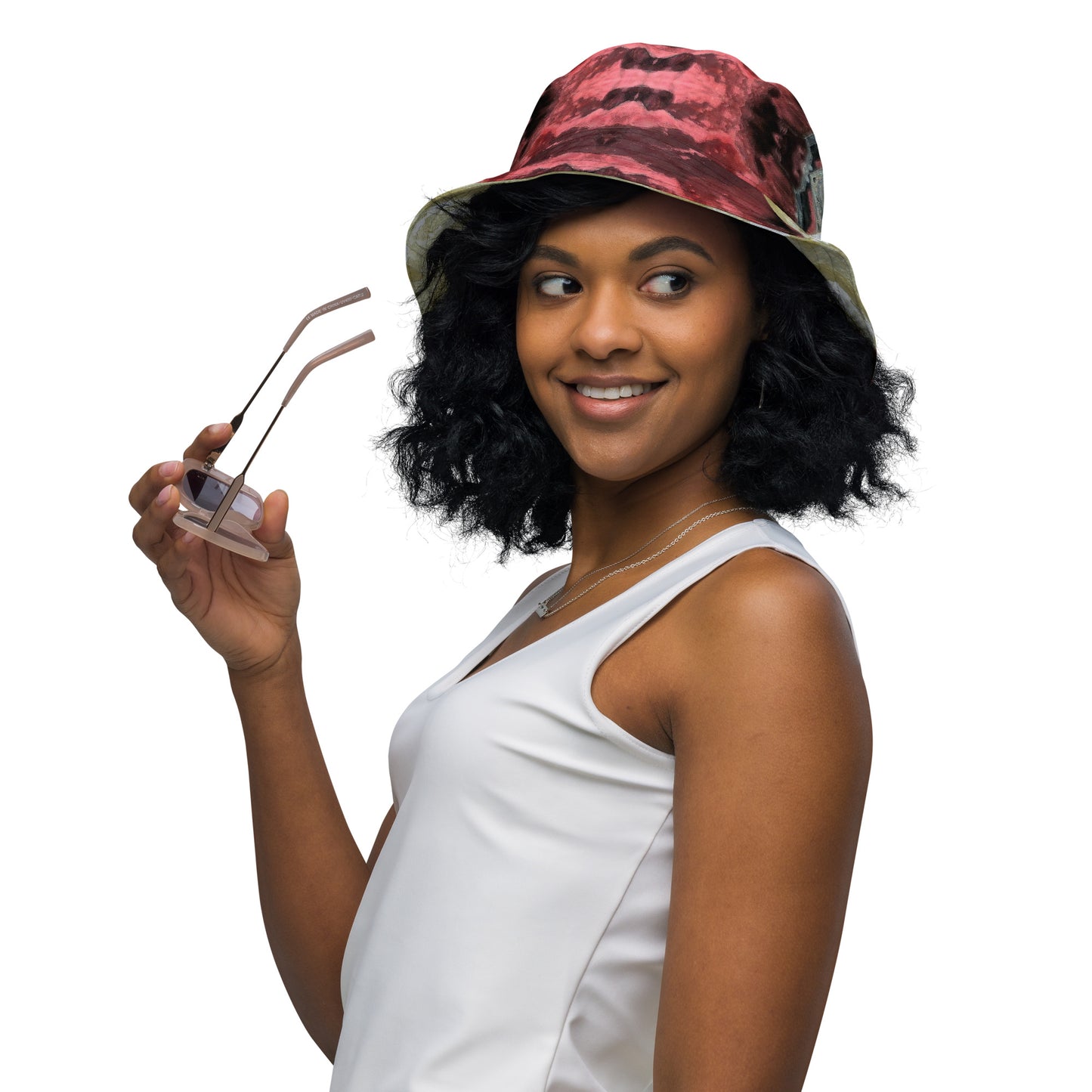 Bucket Hat: Siderite, and Biotite, Crabtree Quarry, Raleigh, North Carolina, USA, , Original Color #2