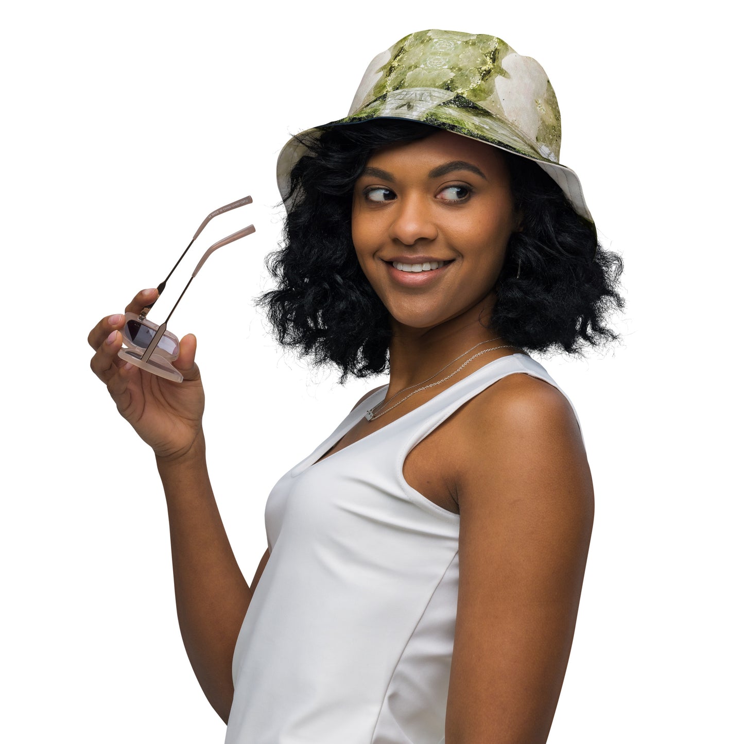 Bucket Hat: Cerussite, on Mottramite, Tsumed, Namibia, Ex Lawrence Conkin, Original Color