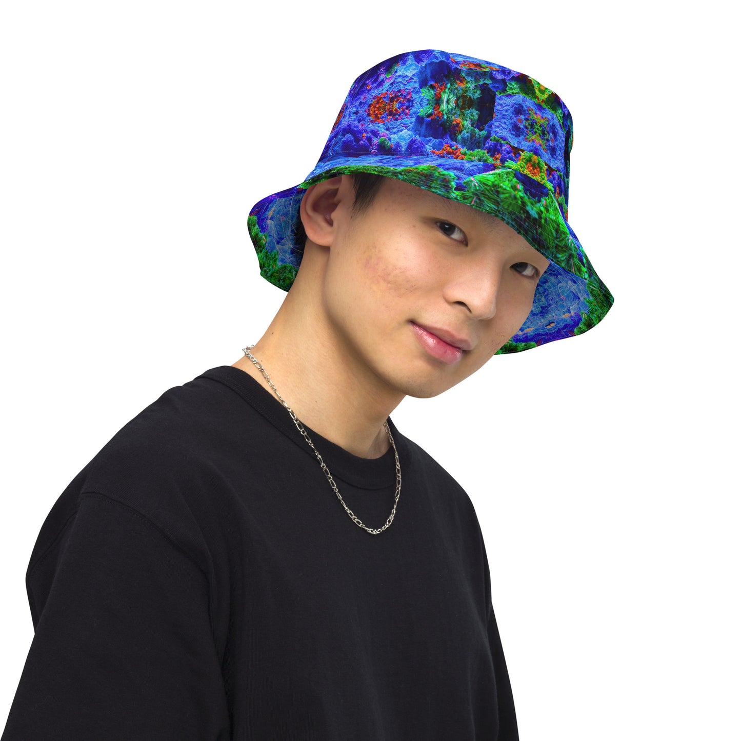Bucket Hat: Malachite Crystals and Azurite Botryoids, Queen Copper Mine, Bisbee, Arizona, USA, EX Yale, Circa 1900, Original Color