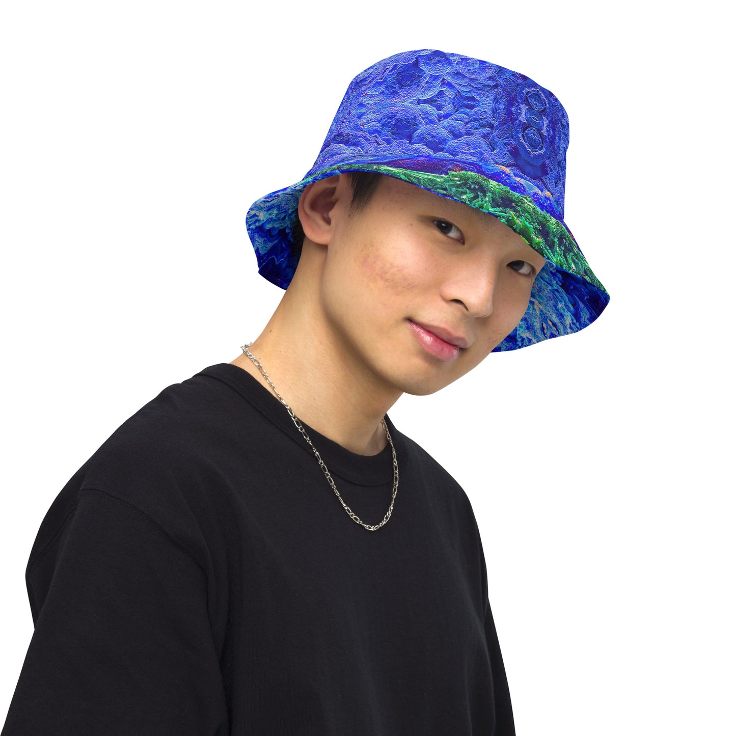 Bucket Hat: Malachite Crystals and Azurite Botryoids, Queen Copper Mine, Bisbee, Arizona, USA, EX Yale, Circa 1900, Original Color