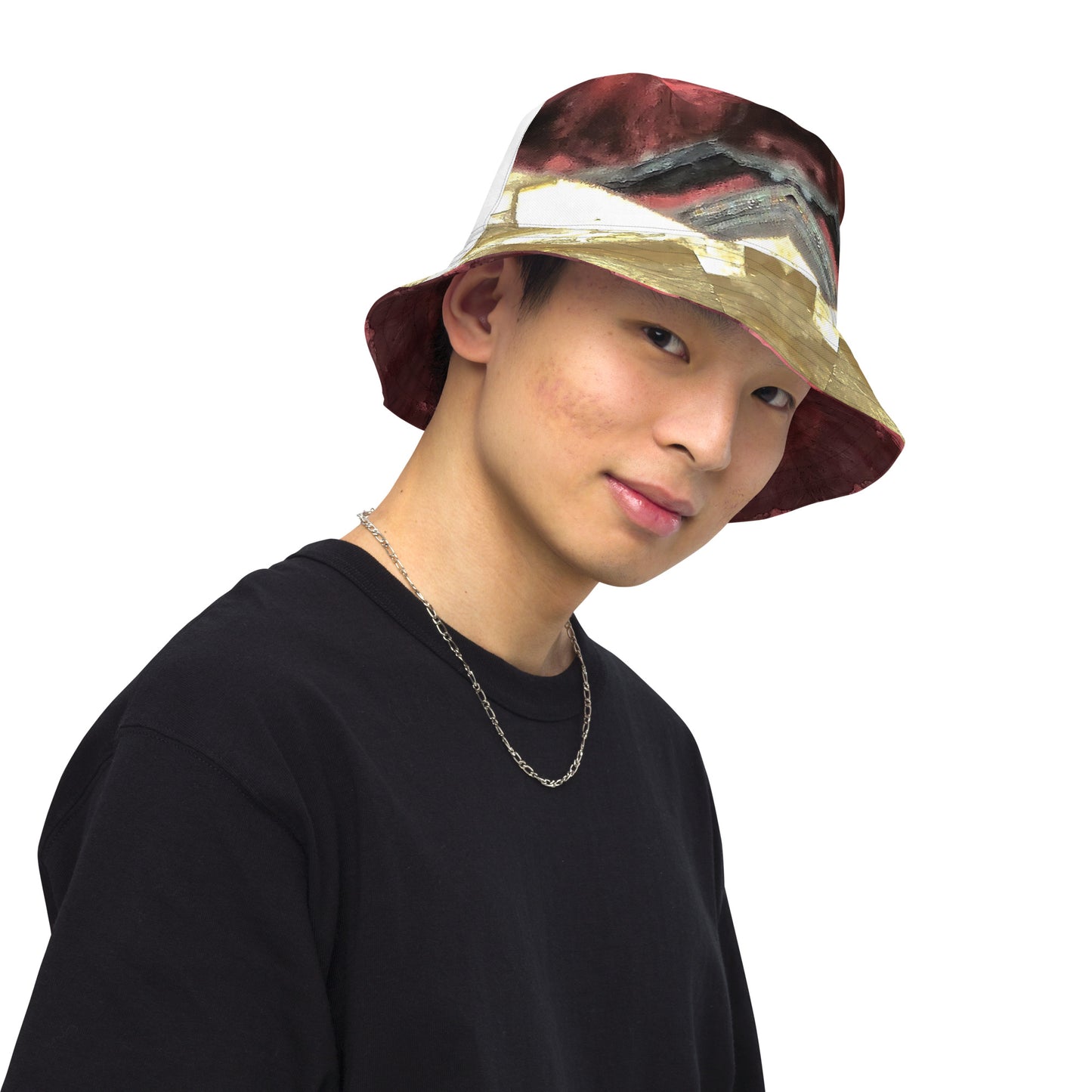 Bucket Hat: Siderite, and Biotite, Crabtree Quarry, Raleigh, North Carolina, USA, , Original Color
