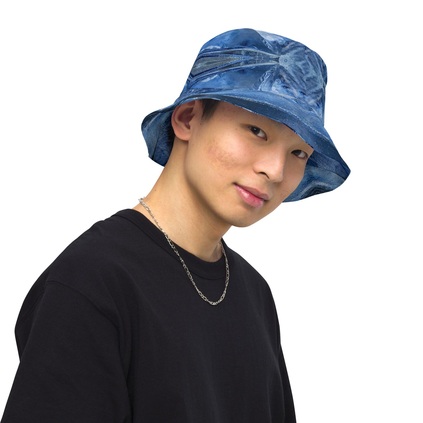 Bucket Hat: Calcite, Kazakhstan, INVERTED Color