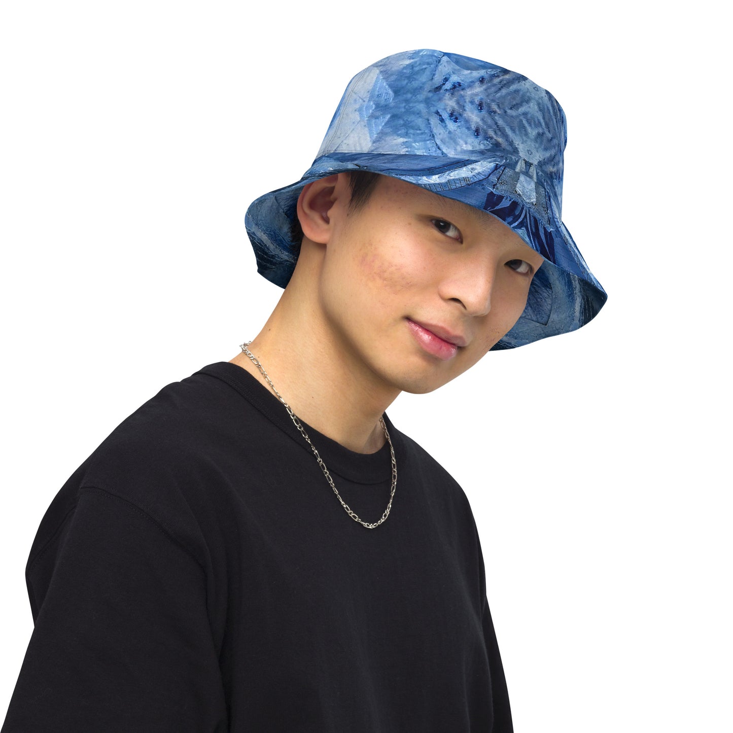 Bucket Hat: Calcite, Kazakhstan, INVERTED Color
