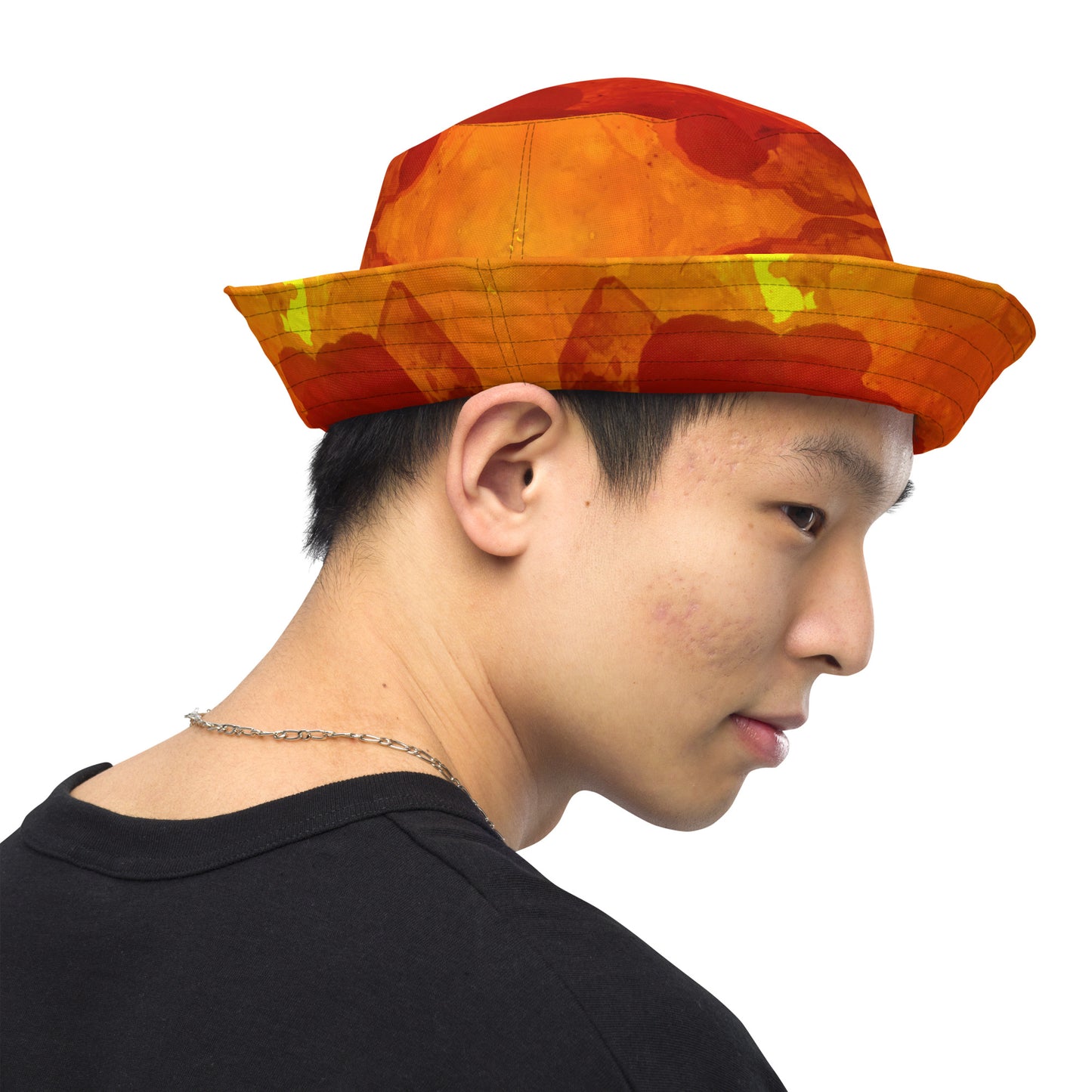 Bucket Hat: Mimetite on Wulfenite, , San Francisco Mine, , , Mexico, EX Wrights Rockshop, Original Color