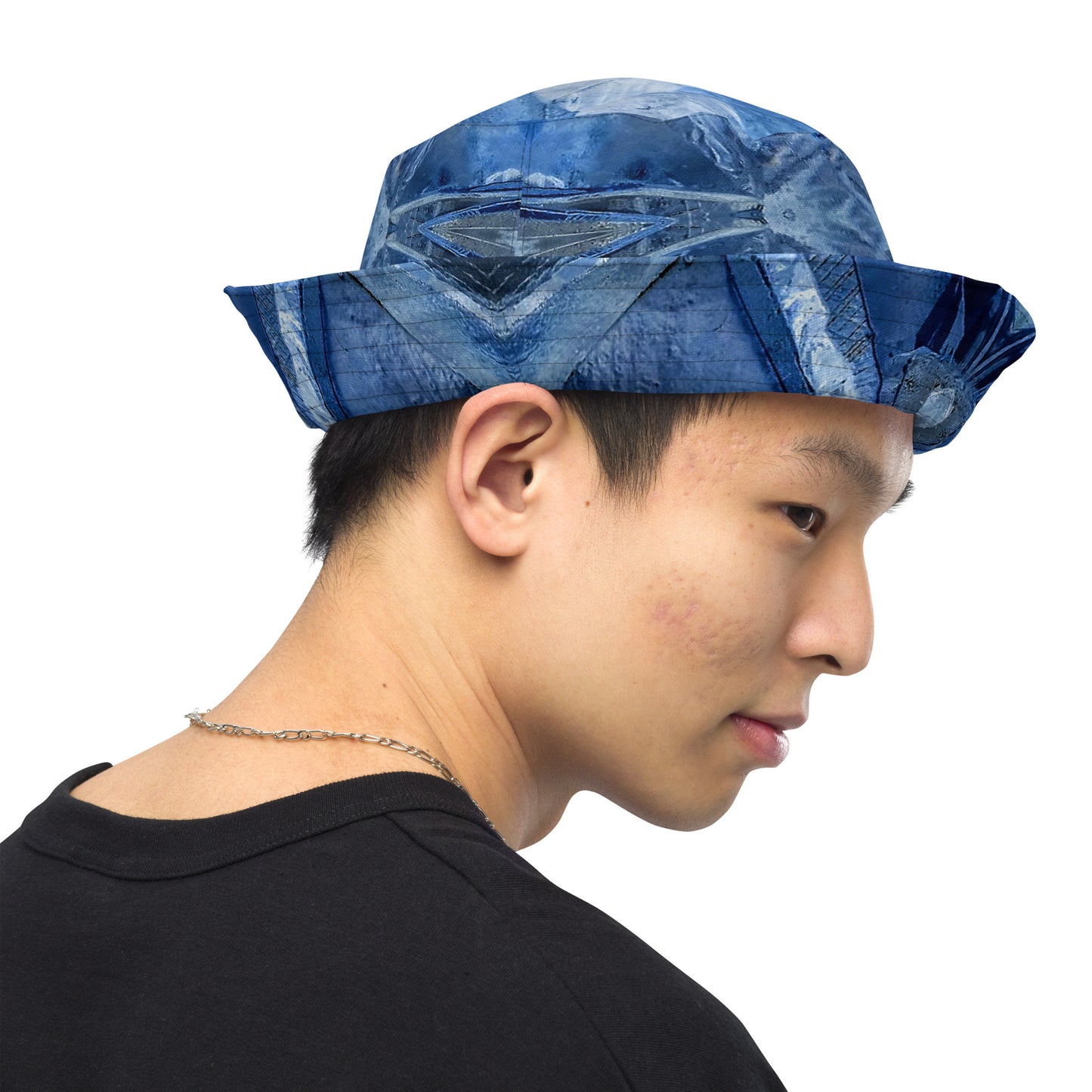 Bucket Hat: Calcite, Kazakhstan, INVERTED Color