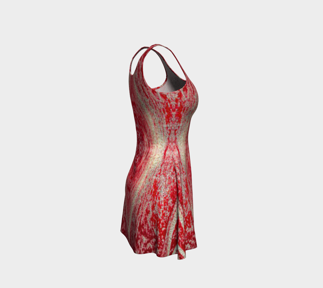 Flare Dress: H Color Dispersing in Croom Acrylic House Paint version 3