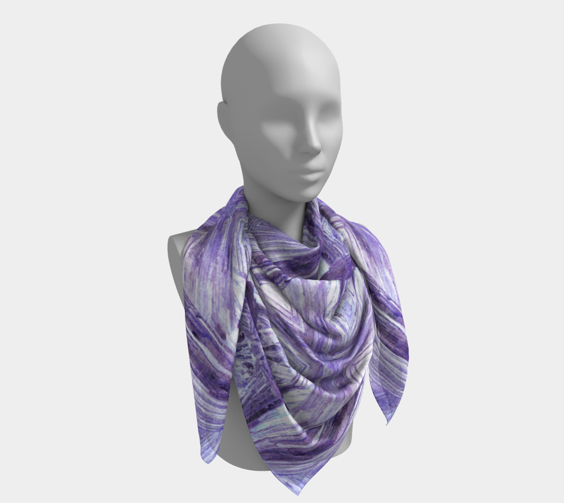Square Scarf: Goethite, , , Teller County, Colarado, USA, Brian Kosnar, Violet