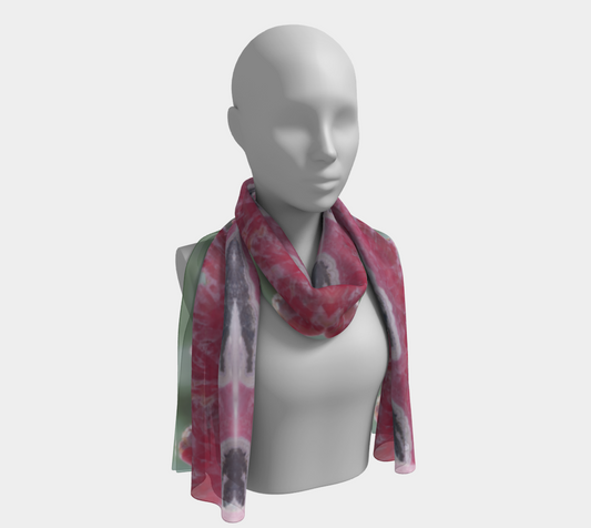 Long Scarf: Rhodochrosite,  Argentina,  Original Color