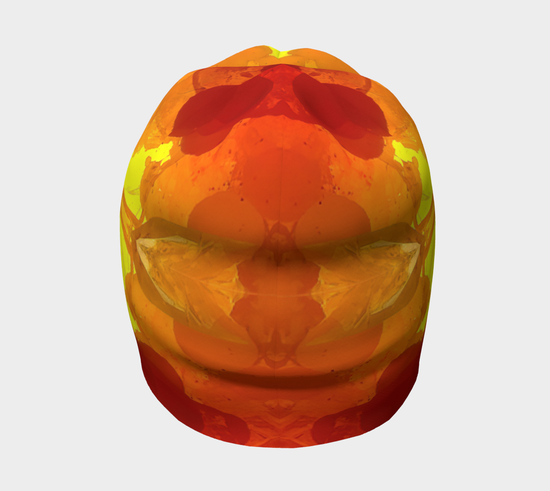 Beanie: Mimetite on Wulfenite, San Francisco Mine, Magdelena, Mexico, Original Color
