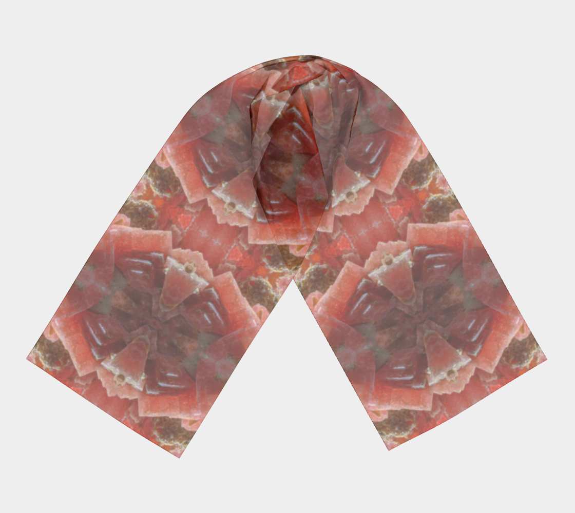 Long Scarf: Rhodocrosite, , Proudettes Quarry, Mont St Hillaire, Quebec, Canada, ex Neal Pfaff, Original Color3