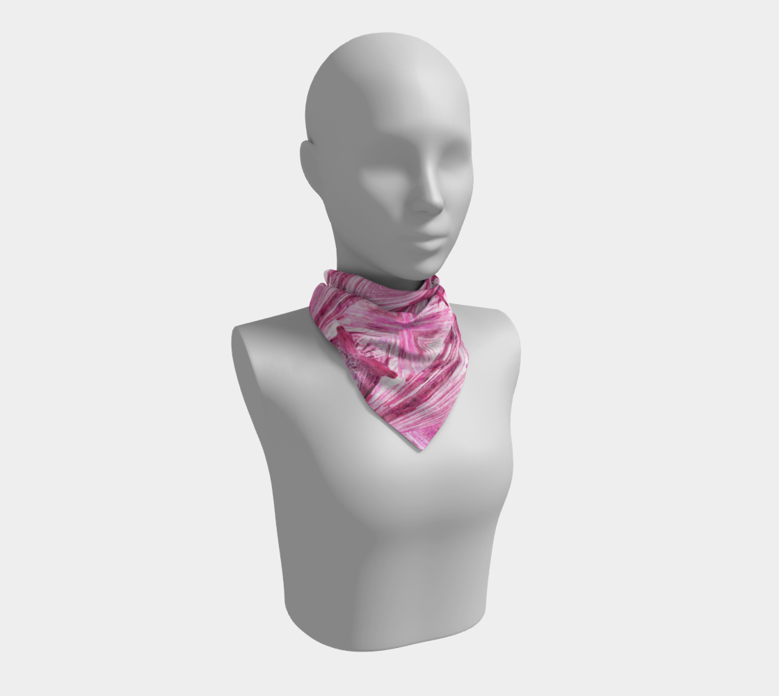 Square Scarf: Goethite, , , Teller County, Colarado, USA, Brian Kosnar, Pink