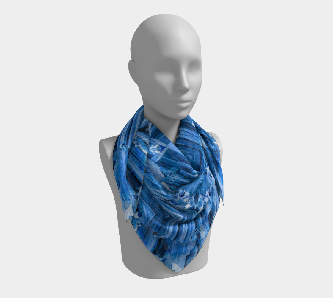 Square Scarf, Limonite, Wake County, North Carolina, Inverted Color