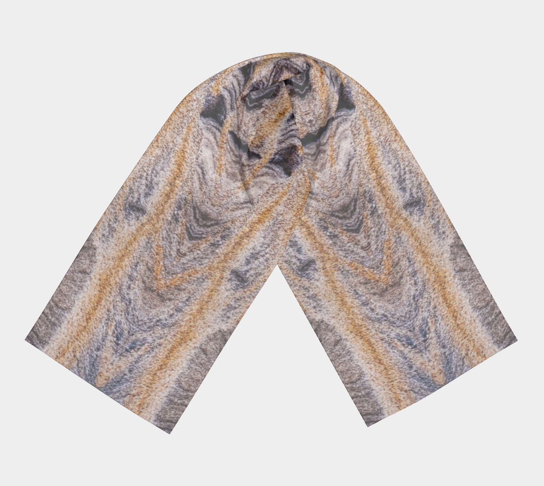 Long Scarf: Quartz and Magnetite, Sand Dune, Cape Hatteras, North Carolina, Original Color