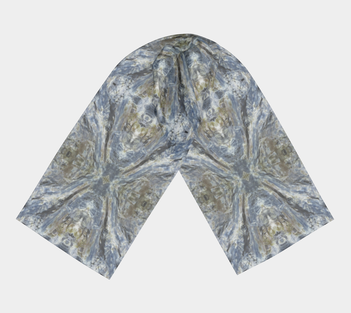 Long Scarf: Kyanite, Black Mt, North Carolina version 4
