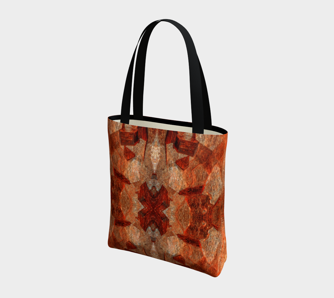 Tote Bag: Muscovite, Brazil, EX Lavinsky, Colorized Orange