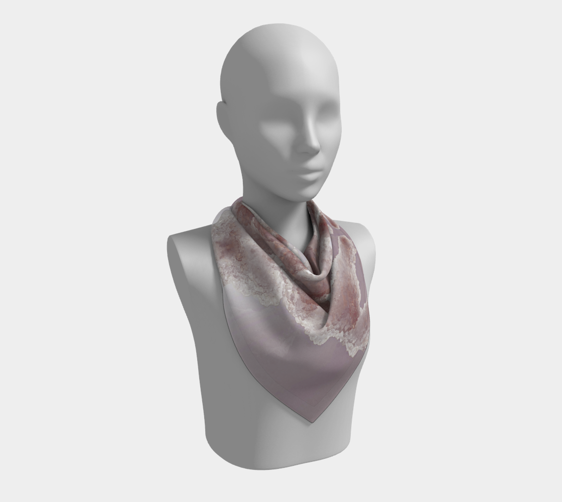 Square Scarf: Calcite, Arizona, Original Color