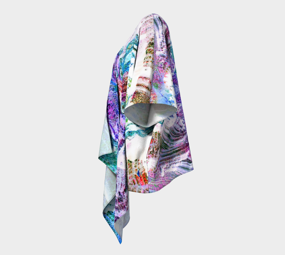 Draped Kimono: Irridescent Hematite, Graves Mountain, Inverted Color