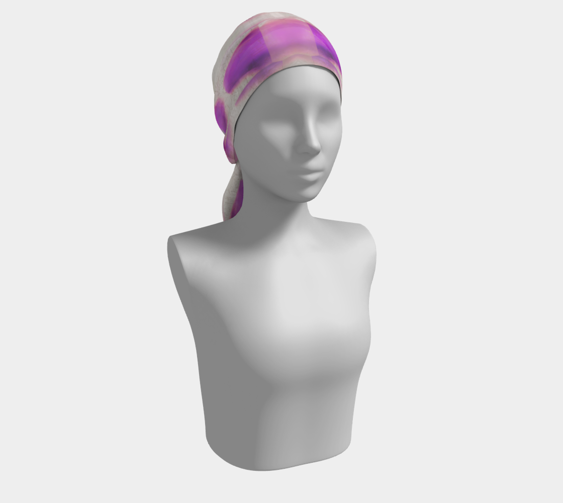 Long Scarf: Amethyst, Morocco, Original Color