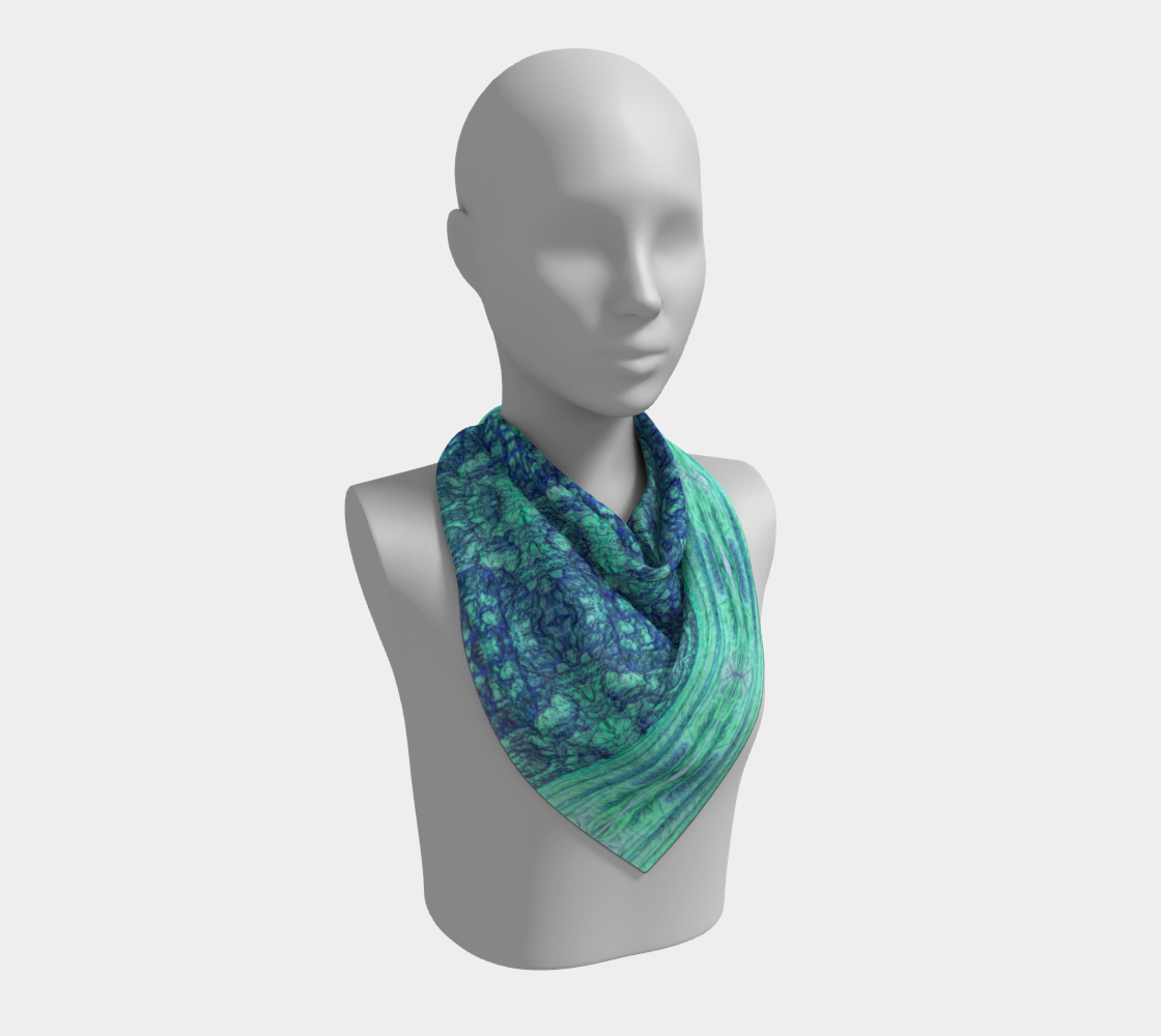 Square Scarf: Lepidolite, Brazil, Inverted Color