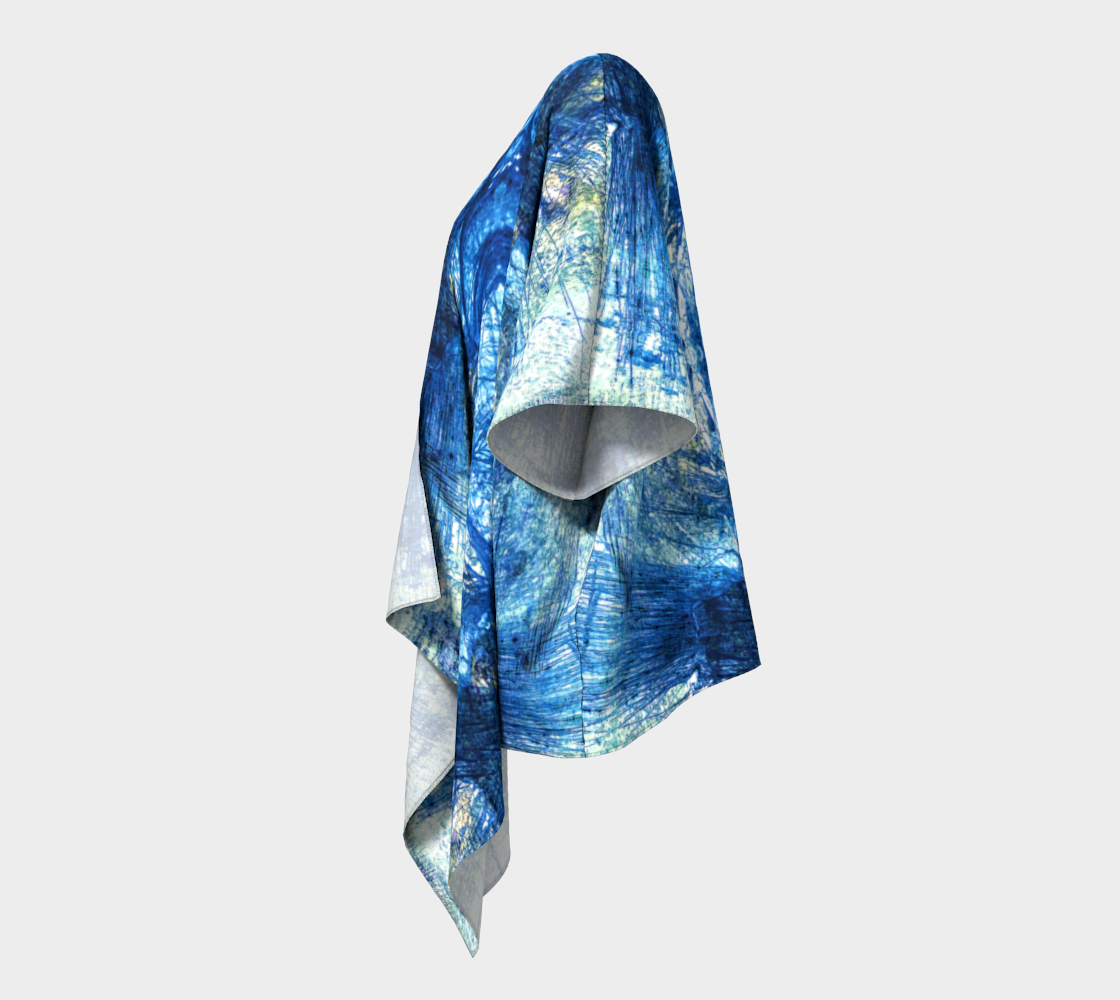 Draped Kimono: Rutilated Quartz, Alexander County, North Carolina, Inverted Color